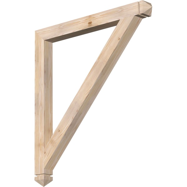 Ekena Millwork Traditional Arts & Crafts Smooth Bracket, Douglas Fir, 3 1/2"W x 40"D x 44"H BKT04X40X44TRA03SDF - main